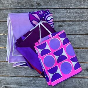 Three vintage scarves - Vera and unmarked